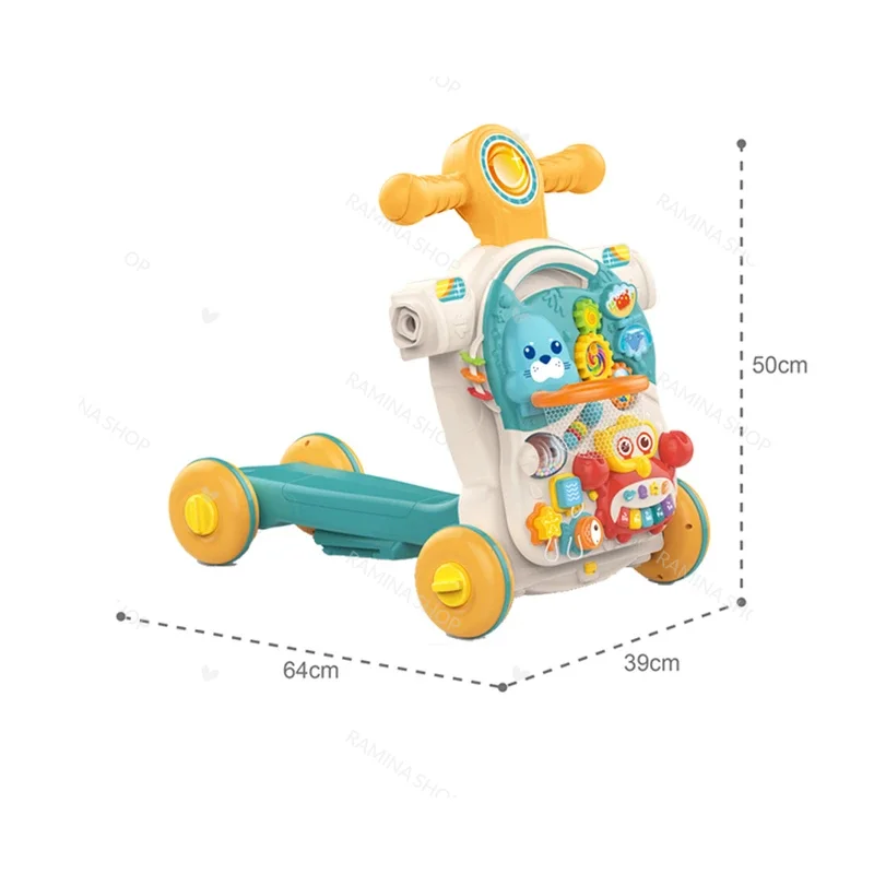 اسباب بازی واکر موزیکال 4 کاره کودک کد 0827 هانگر Huanger