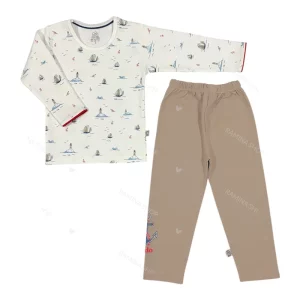 ست بلوز آستین بلند و شلوار بچه گانه طرح فانوس لیدولند Lido land