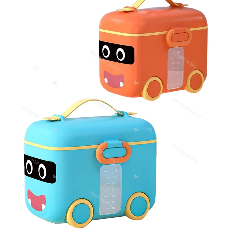 ظرف نگهداری شیرخشک 180 گرمی طرح ماشین Smart Baby