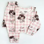 ست بلوز شلوار پاییزه بچه گانه دخترانه طرح کیوت گرل کوکو Coco - 1-%d8%aa%d8%a7-2-%d8%b3%d8%a7%d9%84