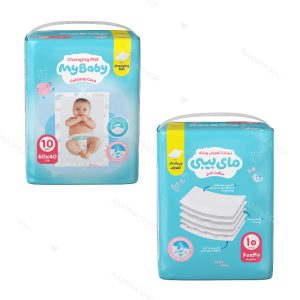 زیرانداز تعویض پوشک یکبار مصرف 10 عددی مای بیبی My Baby