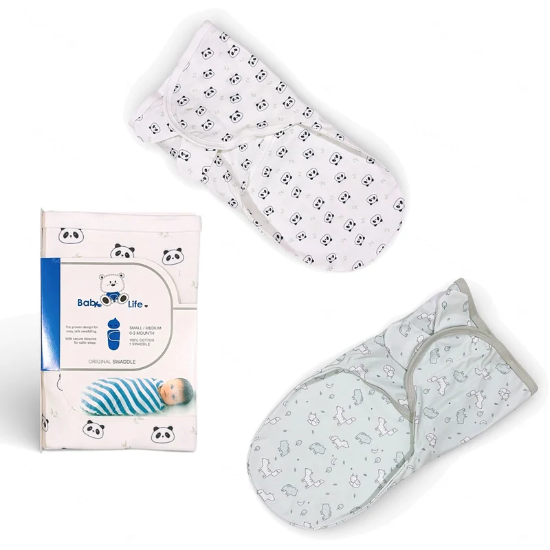 قنداق چسبی نوزاد پسرانه طرح دار بیبی فورلایف Baby4life