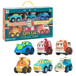 اسباب بازی ماشین بسته 6 عددی Baijia Toys Inertia Car