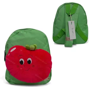 کوله پشتی برزنتی بچه گانه طرح سیب Beiqi