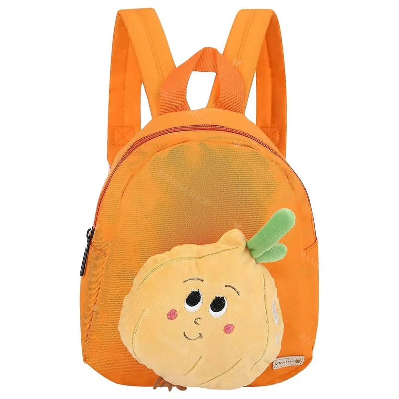 کوله پشتی برزنتی کودک طرح پیاز زرد Beiqi