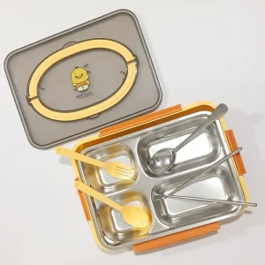 لانچ باکس چهار قسمتی طرح جوجه Ben Duck