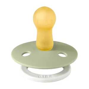 پستانک لاتکس سر گرد نوزاد 6 تا 18 ماه COLOUR شبرنگ سبز تک عددی بیبس Bibs