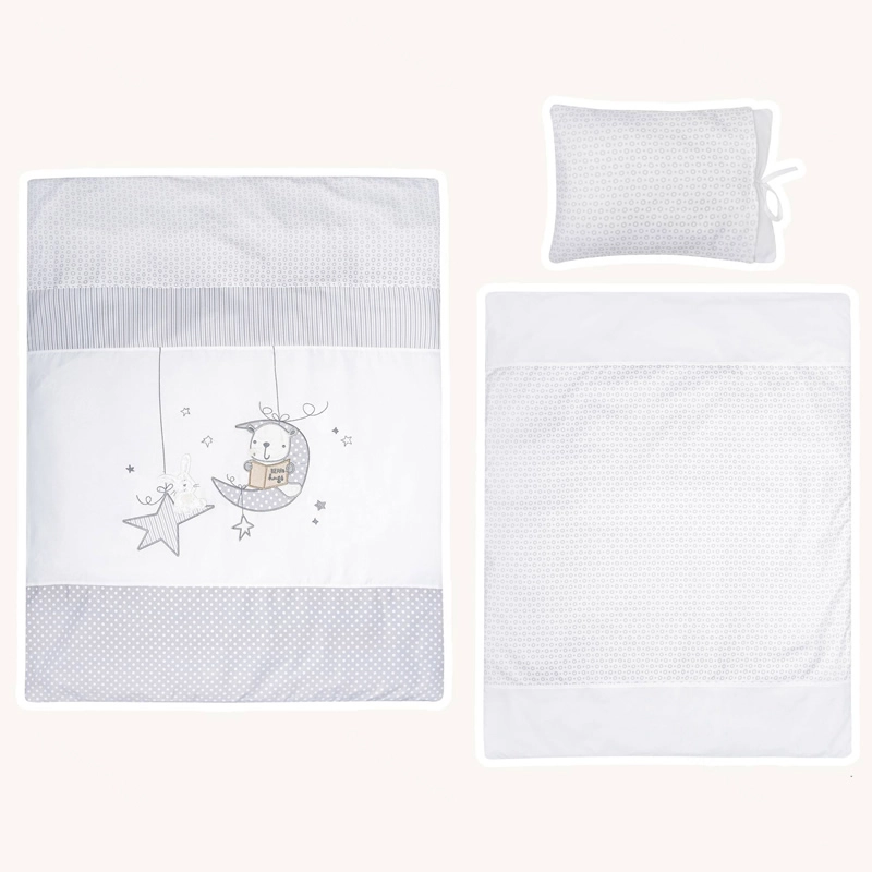 سرویس رختخواب سه تکه نوزادی طرح ماه و ستاره Cocoon
