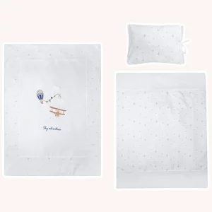 ست رختخواب سه تکه نوزادی طرح بالن Cocoon