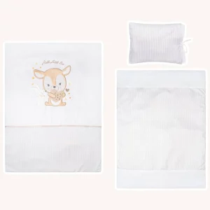 سرویس خواب سه تکه دخترانه نوزادی طرح گوزن Cocoon