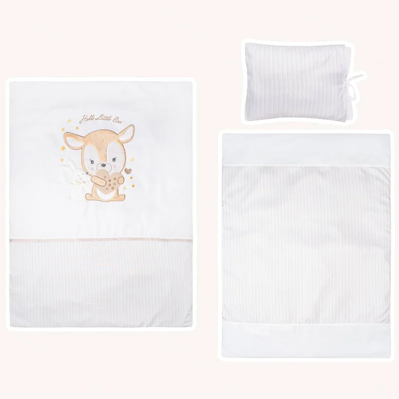 سرویس خواب سه تکه دخترانه نوزادی طرح گوزن Cocoon