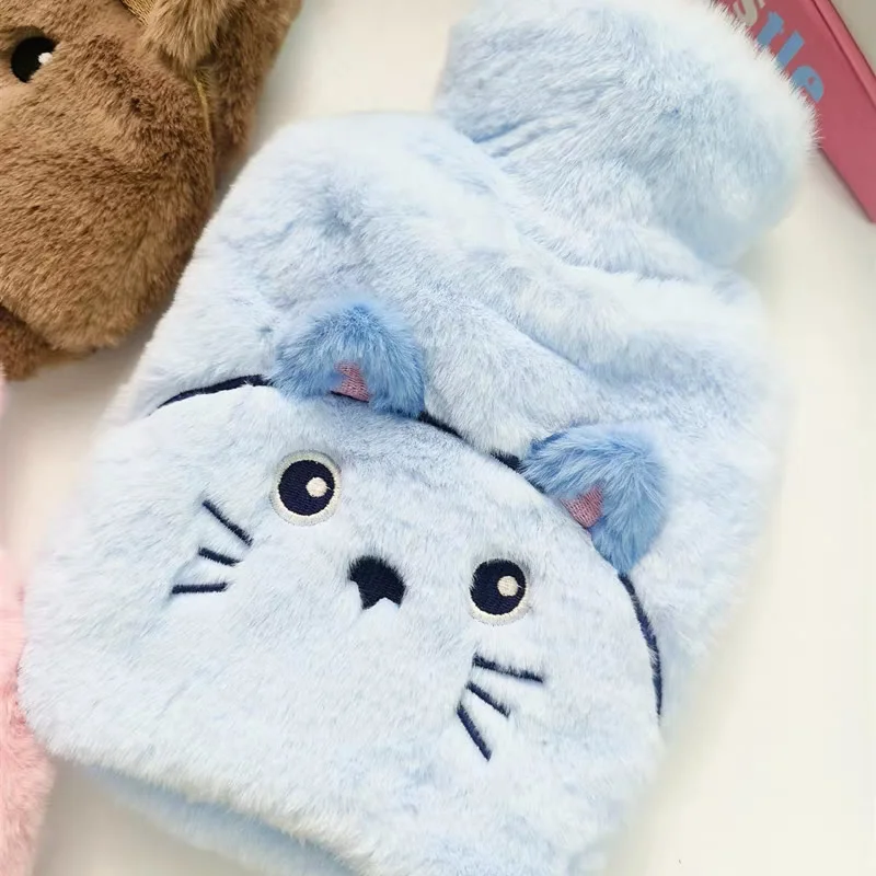 کیسه آب گرم پولیشی بچه گانه حجم 1 لیتری طرح حیوانات