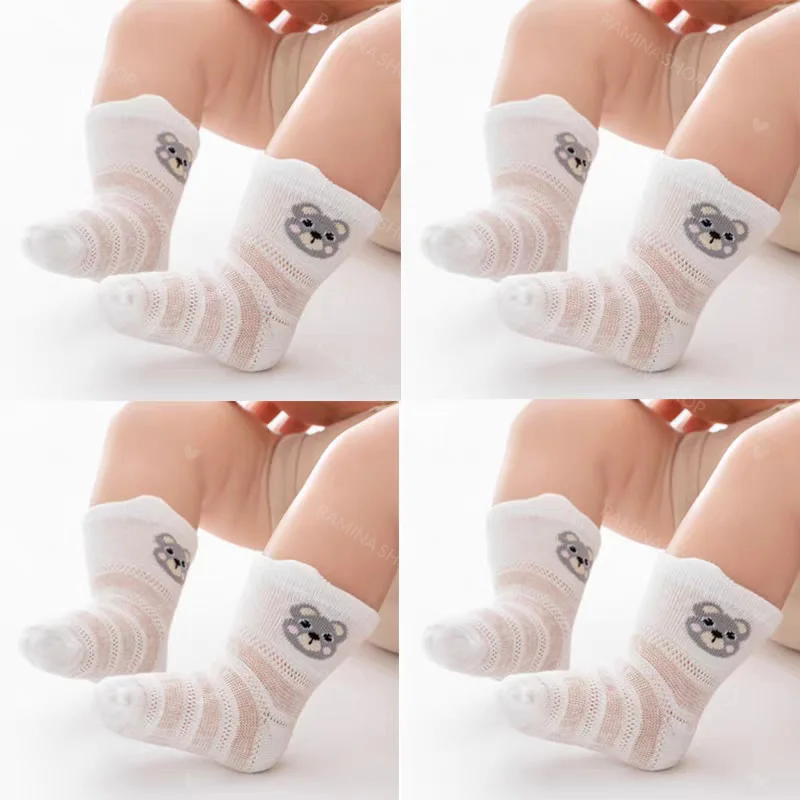 جوراب نوزادی 0 تا 6 ماه طرح حیوانات Hug Elephant