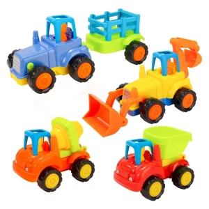 اسباب بازی ماشین بسته چهار عددی ساخت و ساز 326 هالی تویز Huile Toys
