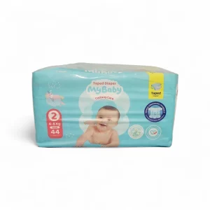 پوشک بچه چسبی کانال دار سایز 2 بسته 44 عددی مای بیبی My Baby