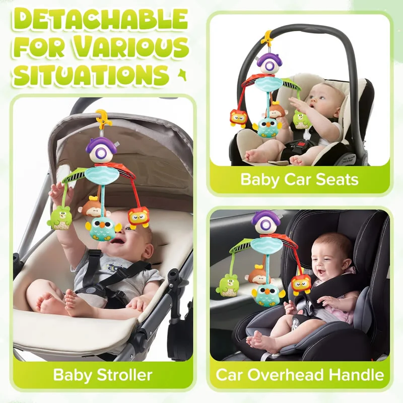 آویز تخت موزیکال و چراغ دار ویواکیدز Vivakids