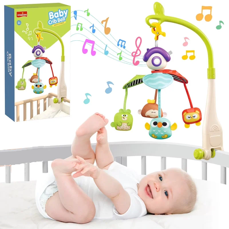 آویز تخت موزیکال و چراغ دار ویواکیدز Vivakids