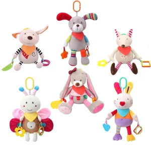 آویز عروسکی جغجغه ای طرح حیوانات XWG Baby