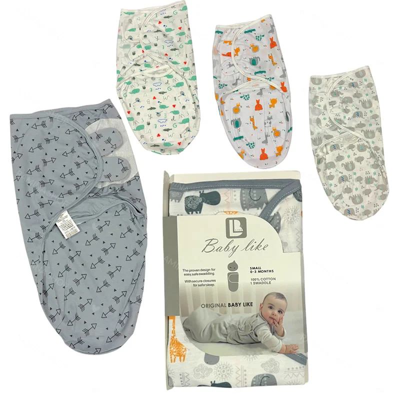 قنداق چسب دار نوزاد پسرانه بیبی لایک Baby Like