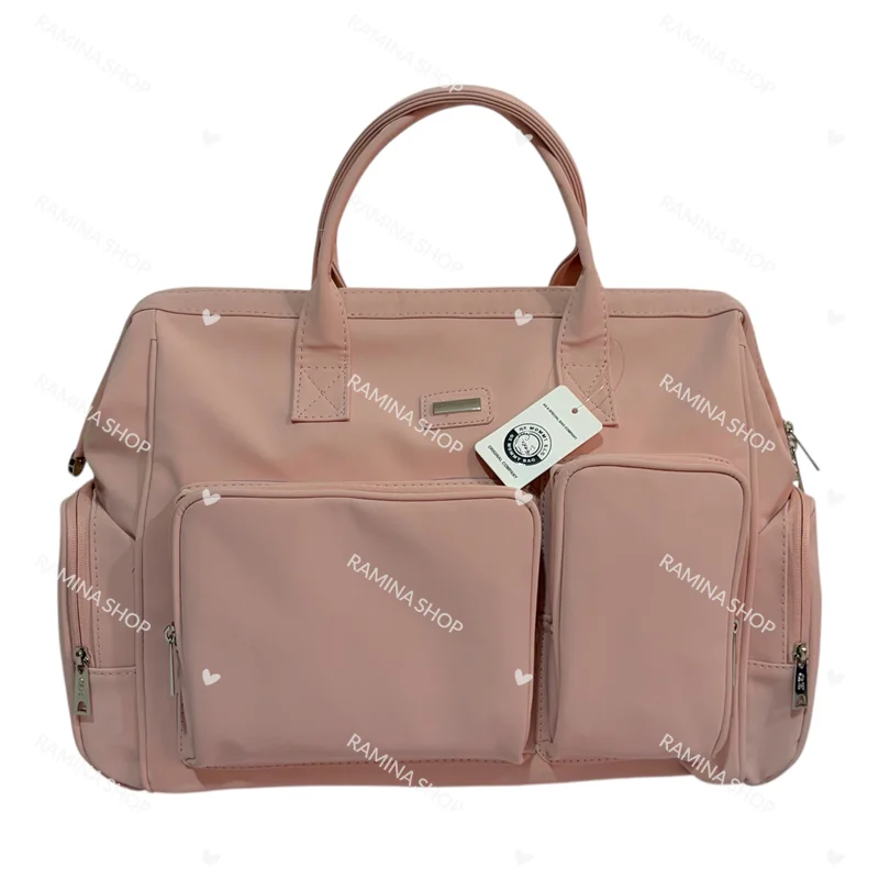 ساک لوازم رو دوشی مادر طرح چرم QZmommybag