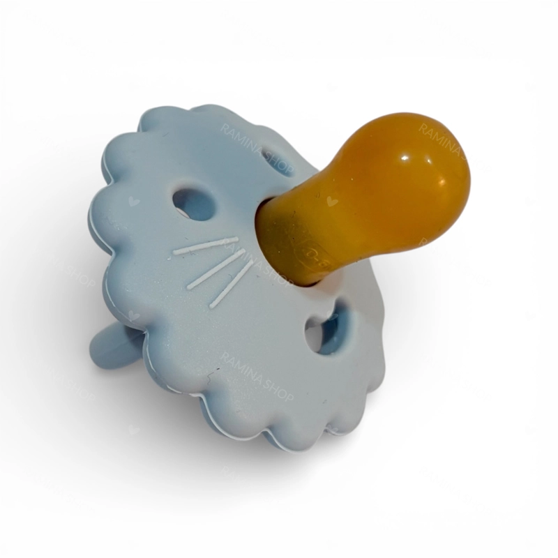 پستانک سیلیکونی پسرانه 0 تا 6 ماه طرح شیر آمریکو بیبی Americo Baby