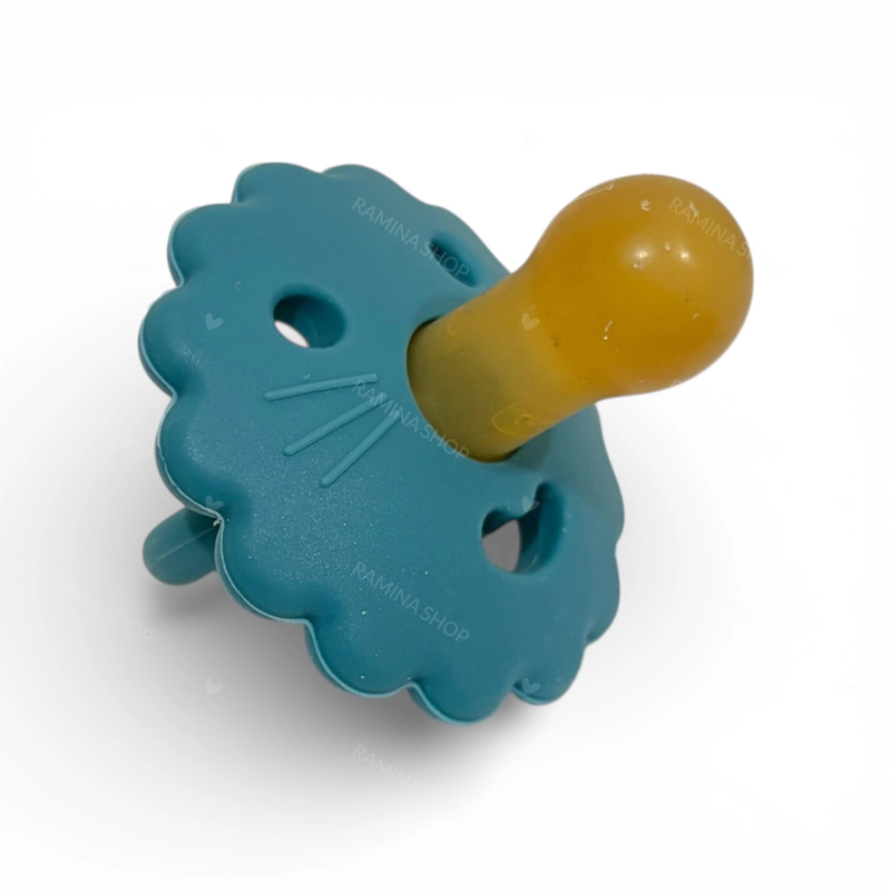 پستانک سیلیکونی پسرانه 0 تا 6 ماه طرح شیر آمریکو بیبی Americo Baby