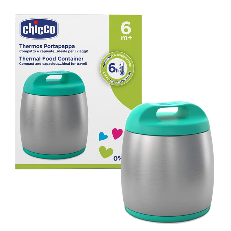 فلاسک غذای استیل 350 میل چیکو Chicco