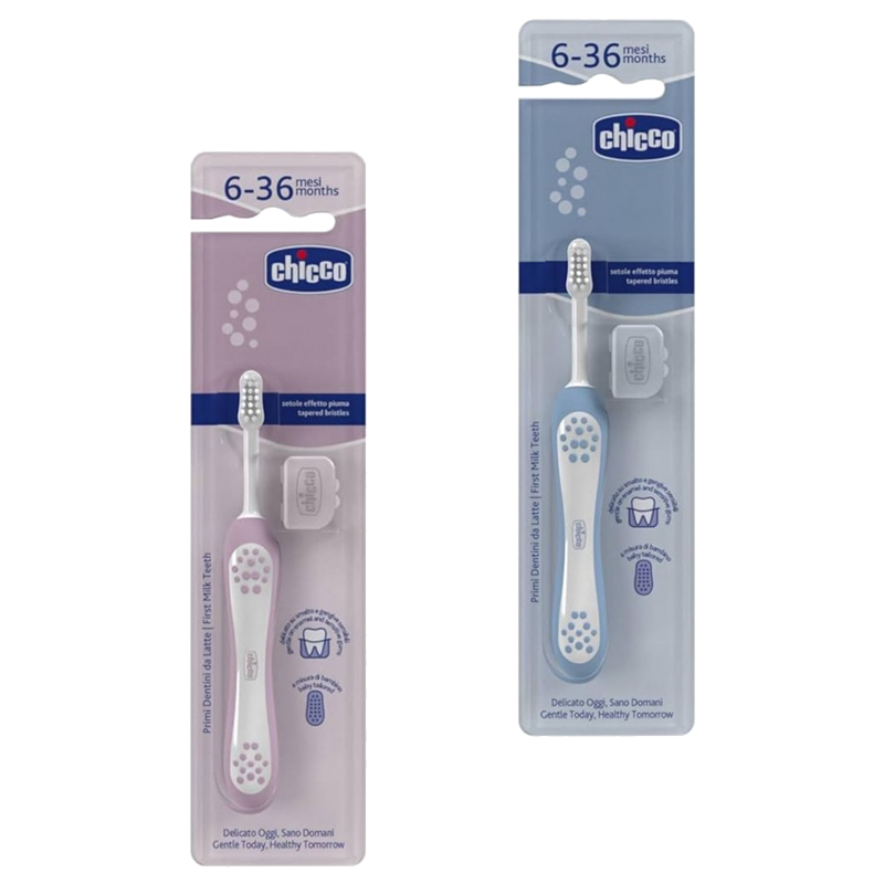 مسواک بچه گانه 6 تا 36 ماه با درپوش چیکو Chicco