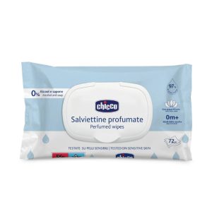 دستمال مرطوب درب دار کودک با عصاره نیلوفر آبی 72 عددی چیکو Chicco