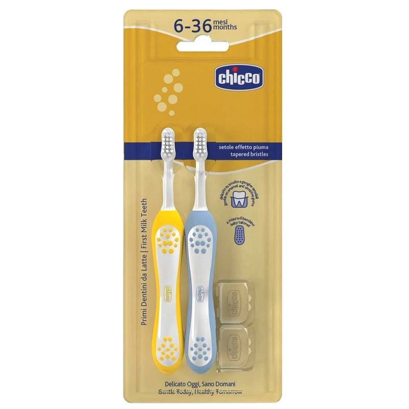 مسواک بچه گانه 6 تا 36 ماهگی بسته 2 عددی چیکو Chicco