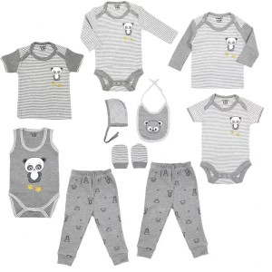 ست لباس نوزاد طرح پاندا 10 تکه بیبی فورلایف Baby4life