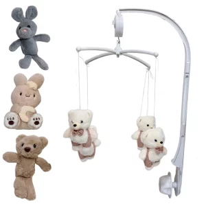 آویز تخت نوزاد موزیکال کوکی طرح حیوانات چیکو Chicco