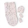 ست قنداق، کلاه و دستکش نوزاد سری لبوبو طرح ستاره طلایی بیبی فورلایف Baby4life