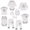 ست لباس نوزاد طرح پنگوئن 10 تکه بیبی فورلایف Baby4life
