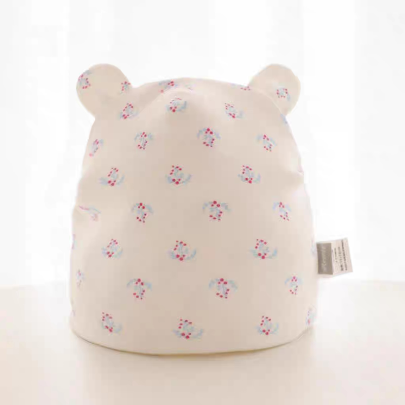 کلاه گرد نوزادی 0 تا 6 ماه طرح حیوانات Heerte