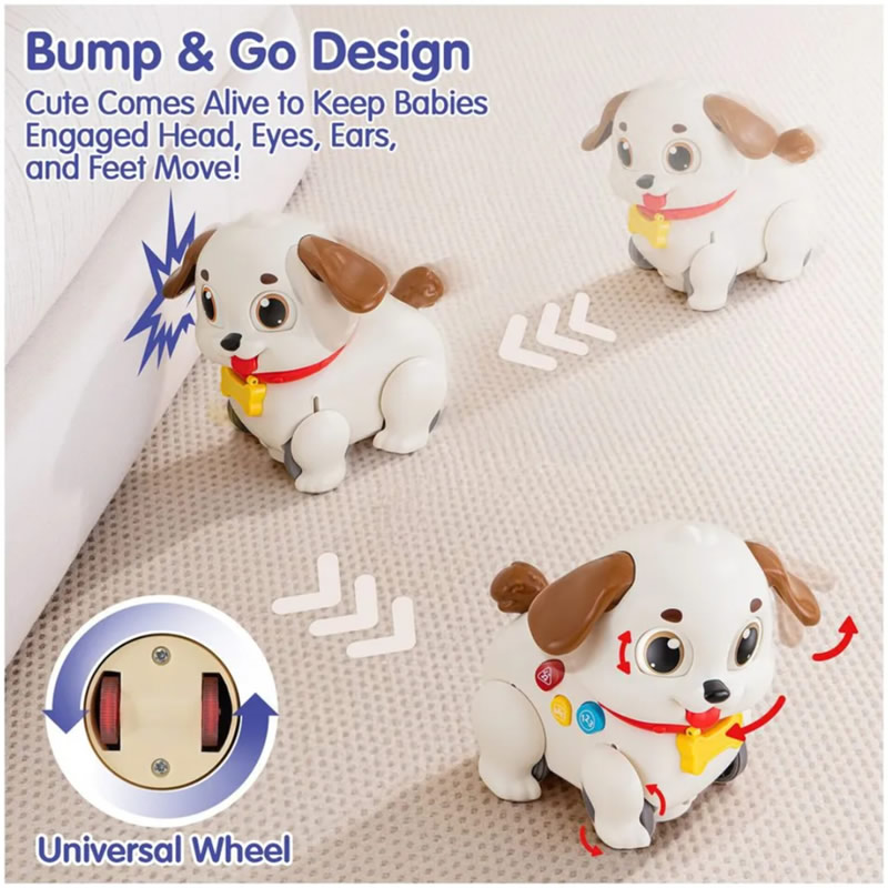 اسباب بازی سگ موزیکال حرکتی هالی تویز Huile Toys