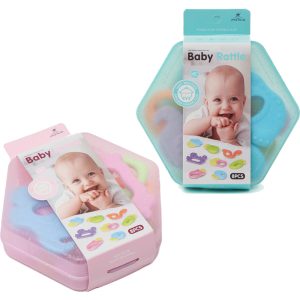 اسباب بازی پک جغجغه و دندان گیر 8 عددی 3174 Little Tin Lok