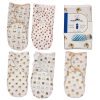 قنداق چسبی نوزاد سفید طرح دار بیبی فورلایف Baby4life