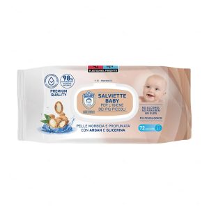 دستمال مرطوب کودک 72 عددی حاوی عصاره آرگان دکتر پروتک Dr Protec