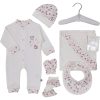 لباس بیمارستانی نوزادی دخترانه 7 تکه طرح قلب مادرکر Mothercare