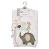 ست حوله نوزاد 5 تکه طرح فیل و گنجشک مادرکر Mothercare - %d8%b3%d8%a8%d8%b2