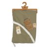 پتو خز دار کلاهدار موسلین نوزاد طرح خرس و بچه ماماسی Mamasee - %d8%b3%d8%a8%d8%b2