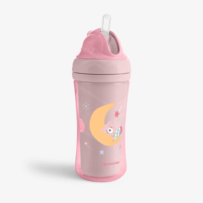 لیوان بچه گانه نی دار 220 میل مدل Moony Me کیکا بو Kikka boo