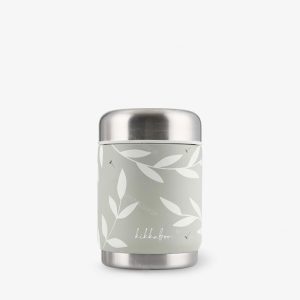 فلاسک استیل غذای کودک طوسی مدل Flora کیکا بو Kikka boo