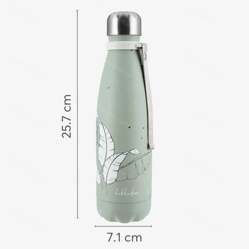 بطری آبخوری استیل 500 میل مدل Flora کیکا بو Kikka boo