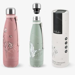 بطری آبخوری استیل 500 میل مدل Flora کیکا بو Kikka boo