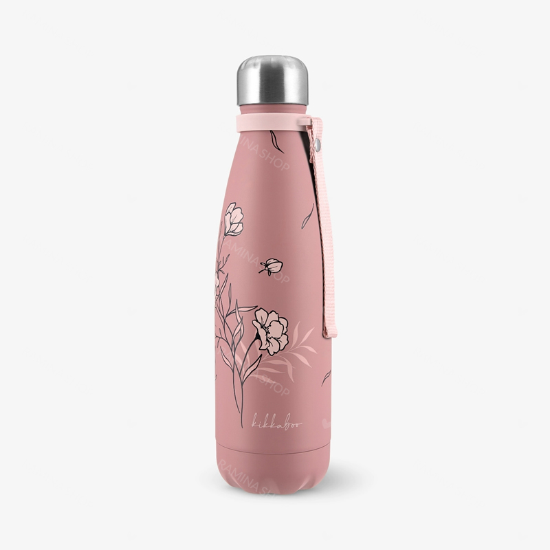 بطری آبخوری استیل 500 میل مدل Flora کیکا بو Kikka boo