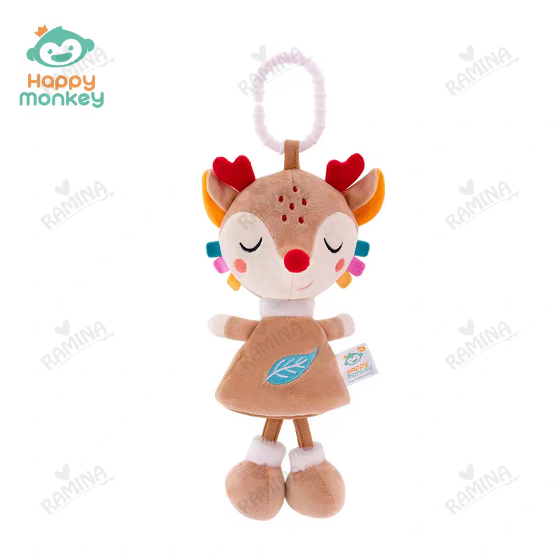 آویز عروسکی موزیکال هپی مانکی Happy Monkey