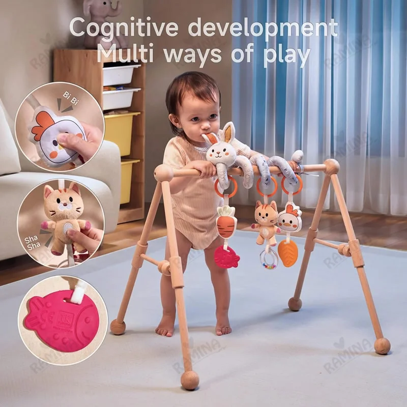 آویز مارپیچ تخت و کالسکه طرح خرگوش توماما کیدز Tumama Kids