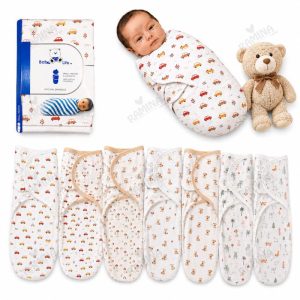 قنداق نخی نوزاد مدل چسب دار بیبی فورلایف Baby4life